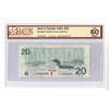 BC-58aS 1991 Canada $20 Thiessen-Crow, Specimen 0710, EIA BCS Certified AU60 Original