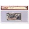 DC-15a 1900 Dominion 25-cent Shinplaster Courtney BCS Certified EF40 Original