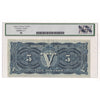 DC-21F 1912 Dominion $5 H-S, Blue Seal, Series B, COUNTERSIGNED Legacy Certified VF30