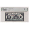 BC-2 1935 Canada $1 Osborne-Towers, French, Series F, Check C Legacy Certified CUNC63