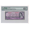 BC-32a 1954 Canada $10 Coyne-Towers, Devil's Face, C/D PMG Certified CUNC63 EPQ