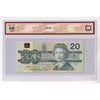 BC-58aA-ii 1991 Canada $20 T-C, AIX Without Serifs, Replacement, BCS Cert. CUNC64 Orig.