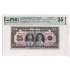 BC-12 1935 Canada $25 Osborne-Towers, French, Check Letter C, PMG Certified VF25