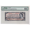 BC-35a 1954 Canada $100 Coyne-Towers, Devil's Face, A/J PMG Certified CUNC64 EPQ