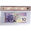 BC-63c 2001 Canada $10 Jenkins-Dodge, Printed in 2004, BES BCS Certified GUNC65 Orig.