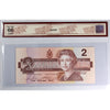 BC-55c 1986 Canada $2 Bonin-Thiessen, CBJ BCS Certified GUNC66 Original