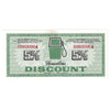 FAGD5 1972 Canadian Tire Coupon 5% Discount Uncirculated