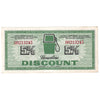 FAGD5 1972 Canadian Tire Coupon 5% Discount Almost Uncirculated