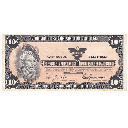 S9-Ca-B* Replacement 1985 Canadian Tire Coupon 10 Cents Extra Fine