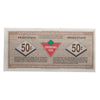 S17-E-99 1992 Canadian Tire Coupon 50 Cents Uncirculated