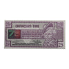 S18-Da-175 Replacement 1996 Canadian Tire Coupon 25 Cents Extra Fine