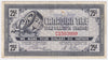 G6-E-C 1968 Canadian Tire Coupon 25 Cents Very Fine