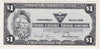 S8-F-EZ1 White C 1985 Canadian Tire Coupon $1.00 Uncirculated