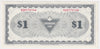 S8-F-EZ1 White C 1985 Canadian Tire Coupon $1.00 Uncirculated