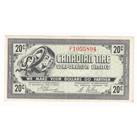 G7-D-F1 1972 Canadian Tire Coupon 20 Cents Extra Fine