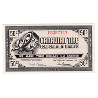 G9-D-U 1985 Canadian Tire Coupon 50 Cents Almost Uncirculated