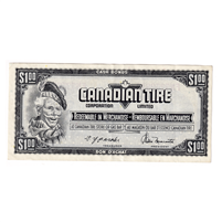 S4-F-FN 1974 Canadian Tire Coupon $1.00 Almost Uncirculated