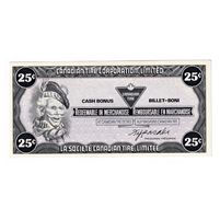 S6-D-CZ 1985 Canadian Tire Coupon 25 Cents Uncirculated