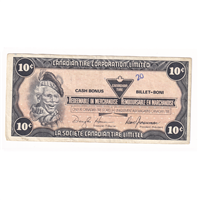 S9-Ca-B* Replacement 1987 Canadian Tire Coupon 10 Cents Very Fine (Ink)