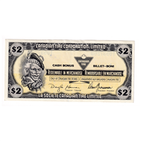 S11-G-T 1989 Canadian Tire Coupon $2.00 Extra Fine