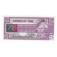 S18-Da-175 Replacement 1996 Canadian Tire Coupon 25 Cents AU-UNC