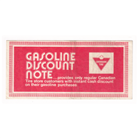 GDN-03 I Canadian Tire Gas Discount Note VF-EF