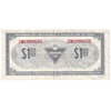 S4-F-DM1 1974 Canadian Tire Coupon $1.00 Very Fine