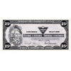 S8-D-CZ1 White C 1985 Canadian Tire Coupon 25 Cents AU-UNC