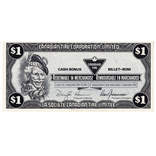 S9-F-EZ1 1987 Canadian Tire Coupon $1.00 Uncirculated