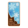 Snowflakes 10oz. .999 Fine Copper Bar