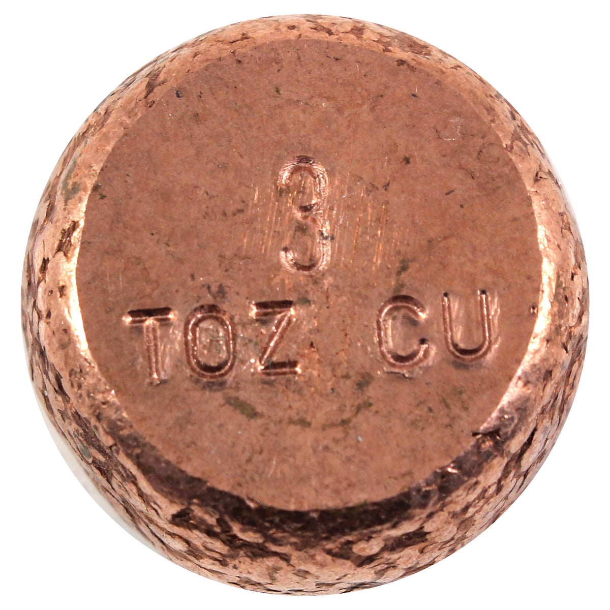 Beaver Bullion & JP Metals 3oz Copper (Hairline Scratches)