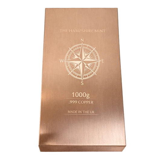 The Hampshire Mint Compass 1000g (KILO) .999 Fine Copper