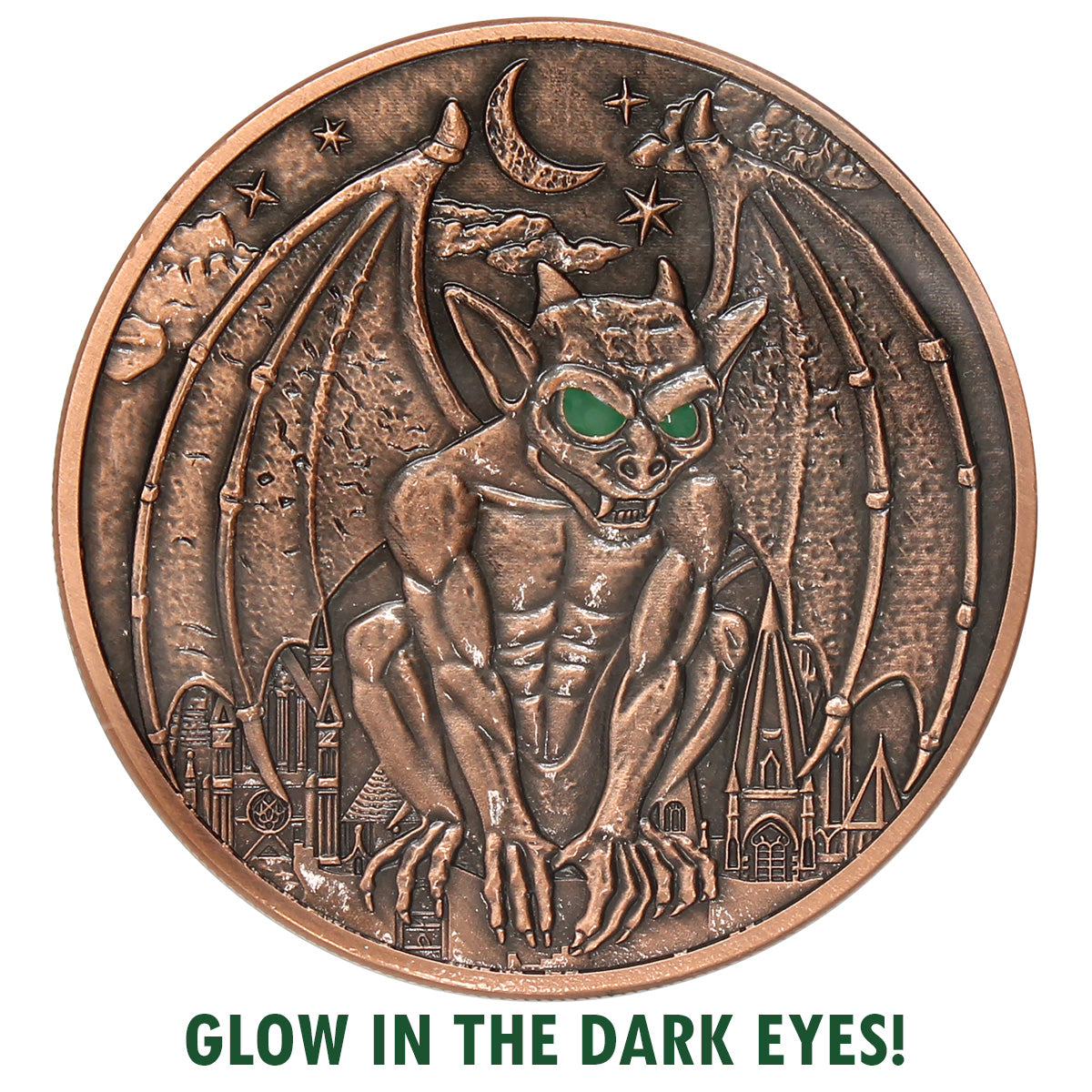 Gargoyle Ultra High Relief 5oz. .999 Fine Copper