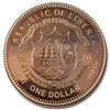 2026 Liberia Sugar Skull Serenity Coloured 5oz. AVDP .999 Fine Copper Coin