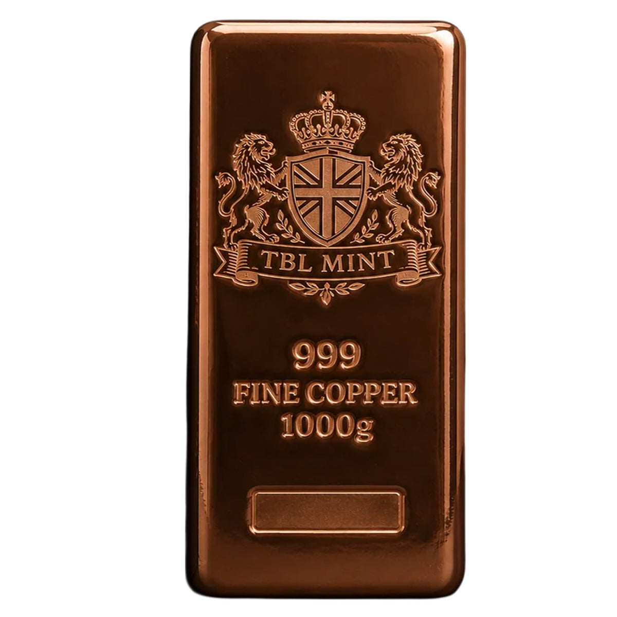 TBL Mint Bar 1000g (KILO) .999 Fine Copper