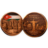 Wonders Of The World - Petra 5oz. AVDP .999 Fine Copper Round
