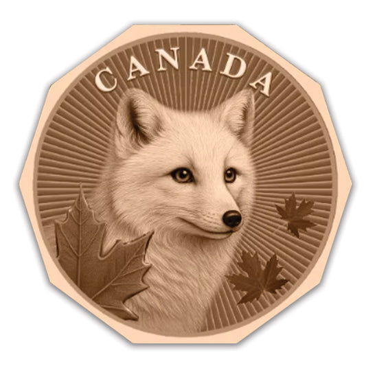 Guardians of the North: Arctic Fox 1oz AVDP .999 Fine Copper