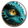 Dragon Flight Coloured High Relief 5oz. AVDP .999 Fine Copper Medal