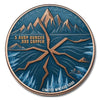 Winter's Embrace Coloured 5oz. AVDP .999 Fine Copper Round
