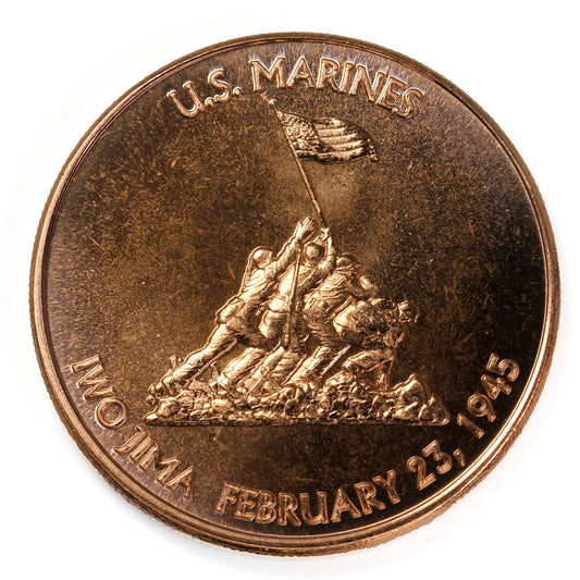 U.S Marines: Iwo Jima 1oz. .999 Fine Copper
