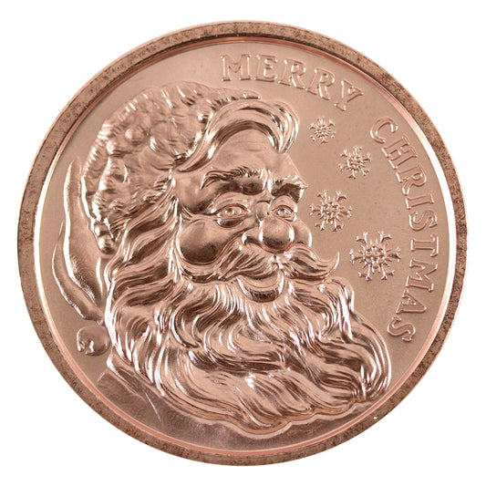Santa GSM 1oz. .999 Fine Copper