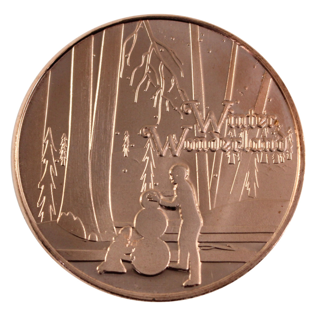 Winter Wonderland 1oz. .999 Fine Copper