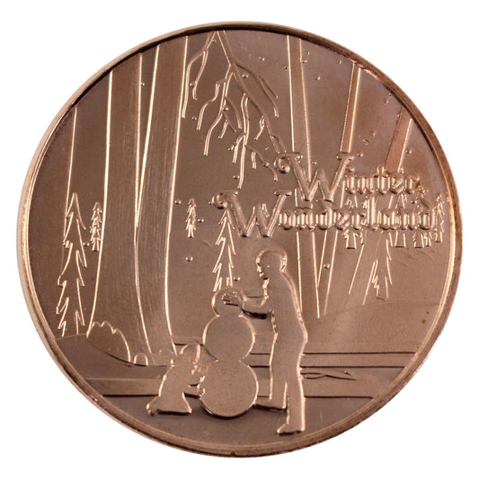 Winter Wonderland 1oz. .999 Fine Copper