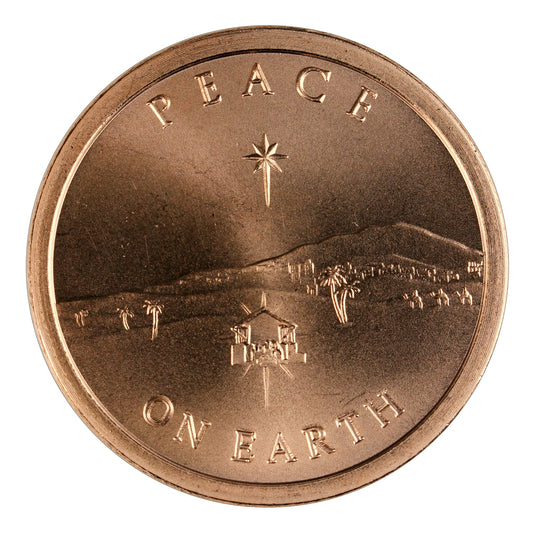Peace on Earth 1oz. .999 Fine Copper