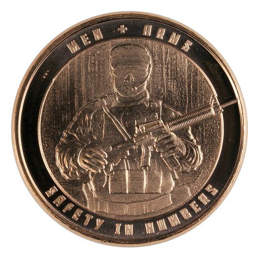 Safety in Numbers - Men and Arms 1oz. .999 Fine Copper