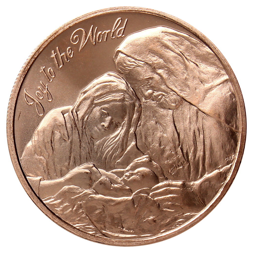Joy to the World 1oz. .999 Fine Copper