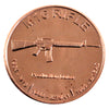 M16 Rifle 1oz. .999 Fine Copper