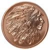Medallion Chief 1oz. .999 Fine Copper