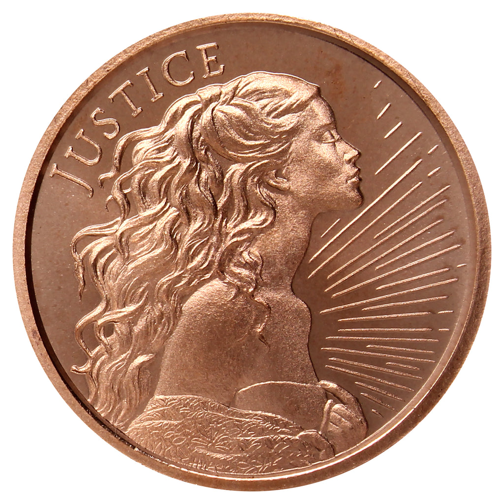 Justice 1oz. .999 Fine Copper