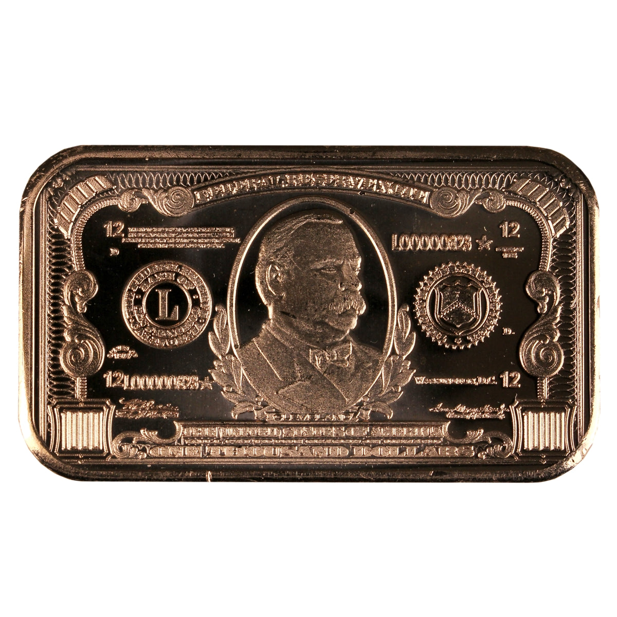 1000 Notes Bar $1000 Cleveland Note Bar 1oz. .999 Fine Copper – Colonial Acres Coins